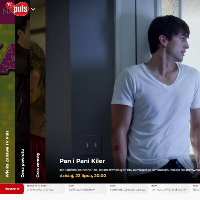 New version of TV Puls website